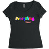 everything i need Women's Triblend Scoop T-shirt