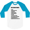 rules for dating my daughter shirt t shirt perfect father's gift 3/4 Sleeve Shirt