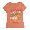 i'm dreaming of a white christms but if the white runs out i'll drink Women's Triblend Scoop T-shirt