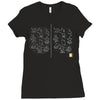 pterodactyl with a machine gun Ladies Fitted T-Shirt
