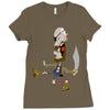 pirate ninja zombie w i p Ladies Fitted T-Shirt
