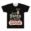 dear santa i've been good All Over Men's T-shirt
