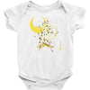 the moon Baby Onesie