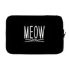meow cute cat face Laptop sleeve
