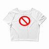 i ain't afraind of no gooats Crop Top