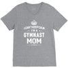 i can't keep calm i'm a gymnast mom V-Neck Tee