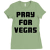 pray for las vegas Ladies Fitted T-Shirt