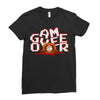 game over Ladies Fitted T-Shirt