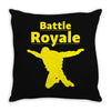 battle royale skydiving fortnite Throw Pillow