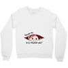 October Peeking Out Baby Girl Crewneck Sweatshirt