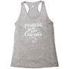 fishing is my cardio Racerback Tank