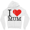 i love mum Zipper Hoodie