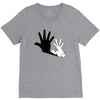 rabbit hand shadow V-Neck Tee