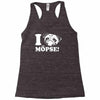 i love m&ouml;pse funny Racerback Tank
