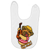 keep calm and play music Baby Bibs