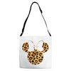 Minnie Mouse Leopard Adjustable Strap Totes