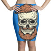 terror skull Pencil Skirts