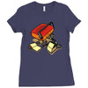 record eater Ladies Fitted T-Shirt
