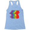 Goku Rainbow Racerback Tank