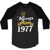 kings are born in 1977 3/4 Sleeve Shirt
