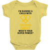 I'm Raising A Child With Childhood Cancer What's Your Super Power Baby Bodysuit