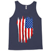 sa distress flag cool american Tank Top