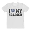 i love my soldier navy camouflage All Over Women's T-shirt