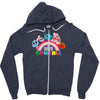 gumball's world Zipper Hoodie