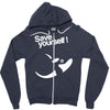 save yourself Zipper Hoodie