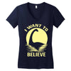 believe in nessie Women's V-Neck T-Shirt