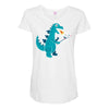 everyone loves marshmallow Maternity Scoop Neck T-shirt