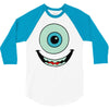mike wazowski monstres 3/4 Sleeve Shirt