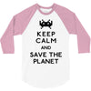 save the planet 3/4 Sleeve Shirt