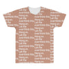 hang on let me overthink this All Over Men's T-shirt