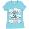pickup truck Ladies Fitted T-Shirt
