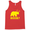 beer t shirt bear plus deer funny tee drinking college humor party shi Tank Top