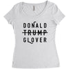 Donald Glover Women's Triblend Scoop T-shirt