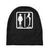 your girlfriend vs my girlfriend funny pub jokr  impress your friends! Baby Beanies