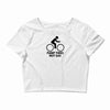 pump tires not gas earth friendly green living cool nerd geek shirt t Crop Top