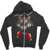 king boxer Zipper Hoodie