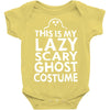this is my lazy ghost costume 3 Baby Bodysuit