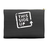 this side up funny drinking Accessory Pouches