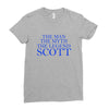 the man,myth,legend scott Ladies Fitted T-Shirt