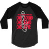 walker high marching band one sound one band one love 3/4 Sleeve Shirt