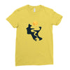 Night Think Ladies Fitted T-Shirt