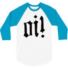 oi punk rock top long sleeve 3/4 Sleeve Shirt