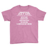 Smartass July Girl Youth Tee