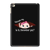 December Peeking Out Baby Girl iPad Mini 4