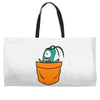 plankton pocket Weekender Totes