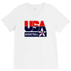 usa basketball logo V-Neck Tee